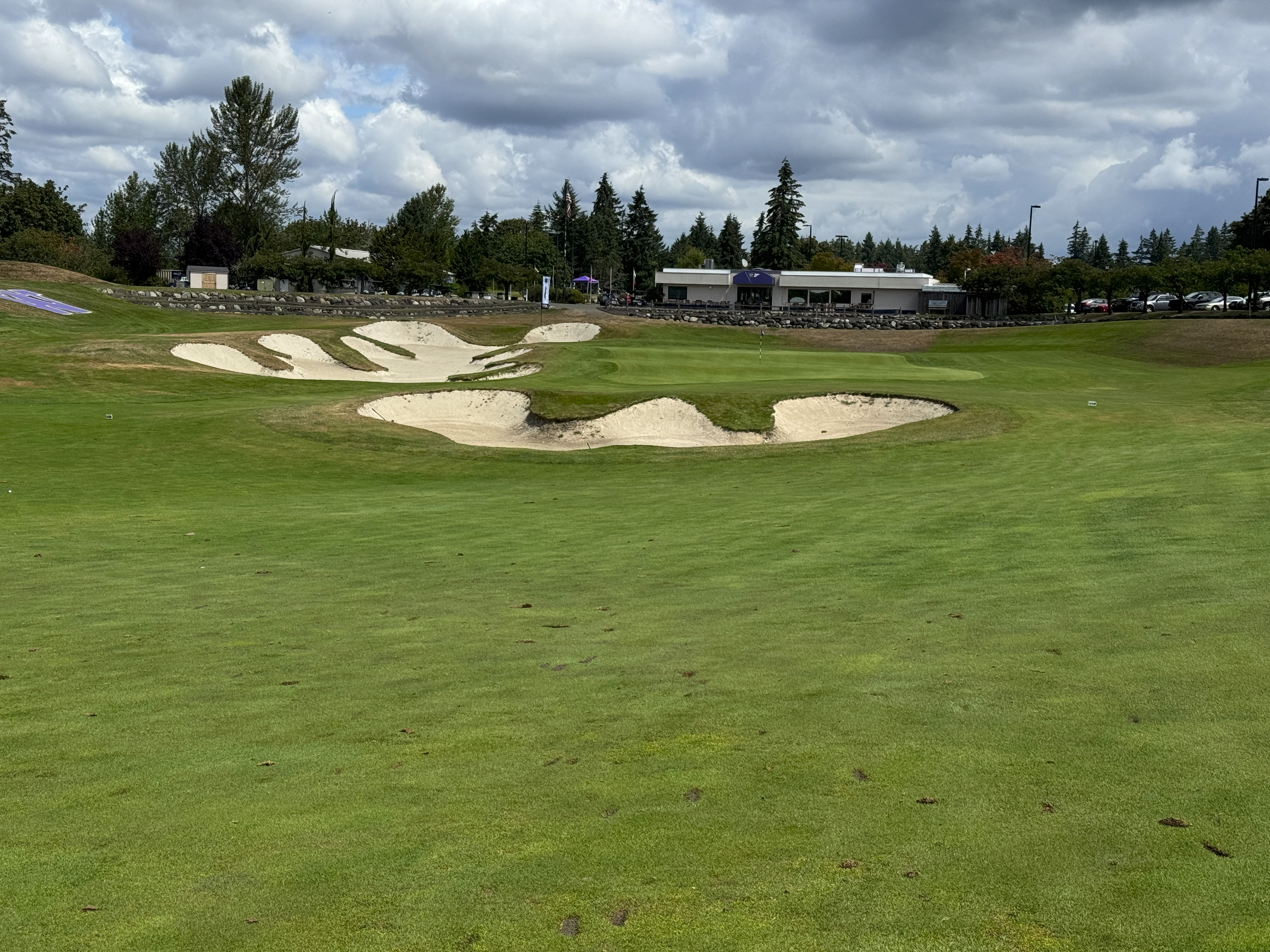 Washington National Golf Club 18th green